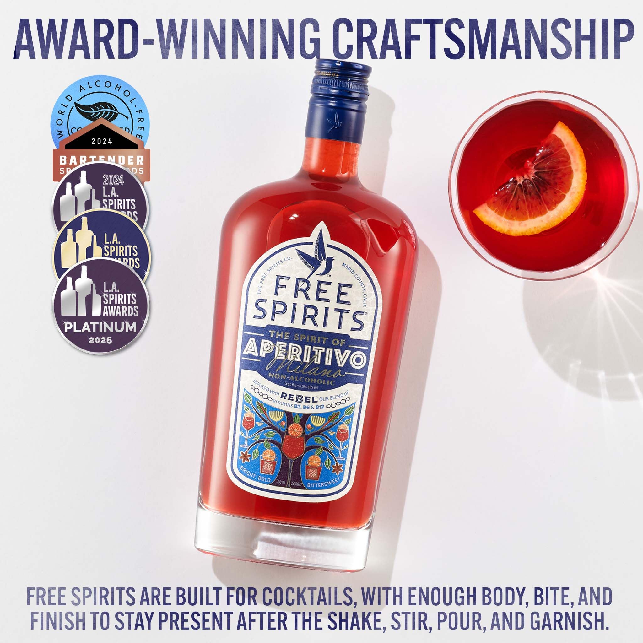 Amazon.com : Free Spirits Zero Proof Aperitivo Milano Alternative